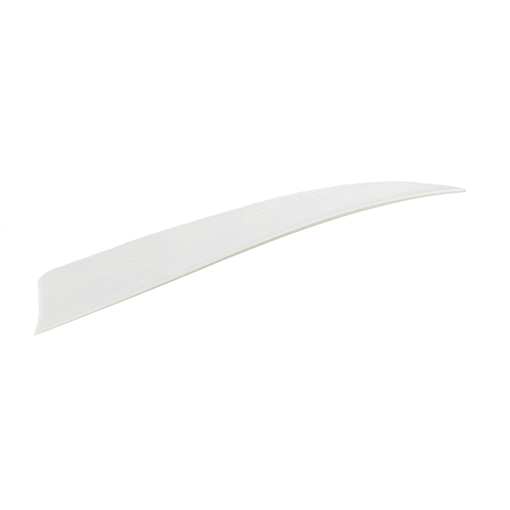 Trueflight Shield Cut Feathers White 4 in. LW 100 pk.