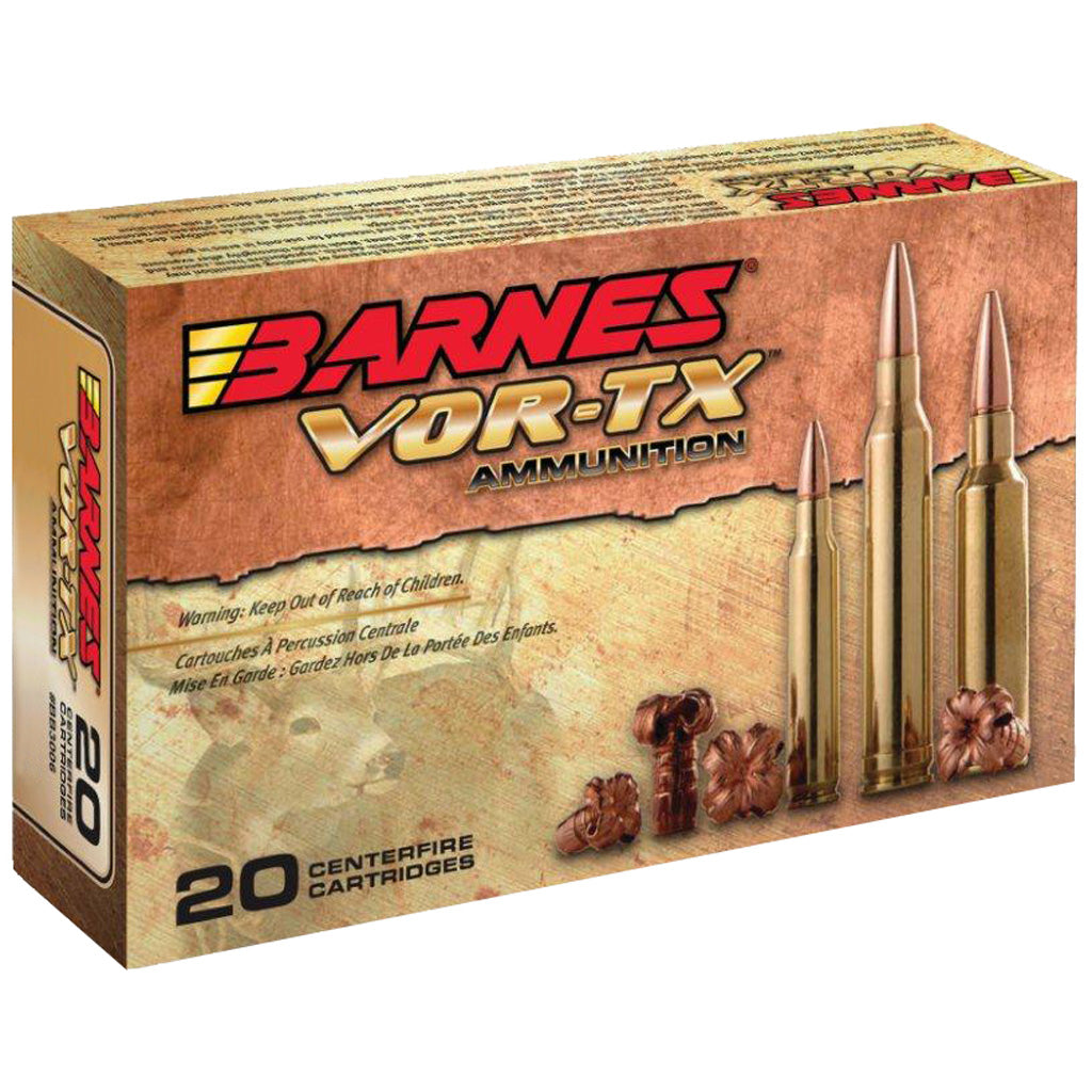 Barnes VOR-TX Long Range Rifle Ammo 300 Win. Mag. 190 gra. LRX Boat Tail 20 rd.