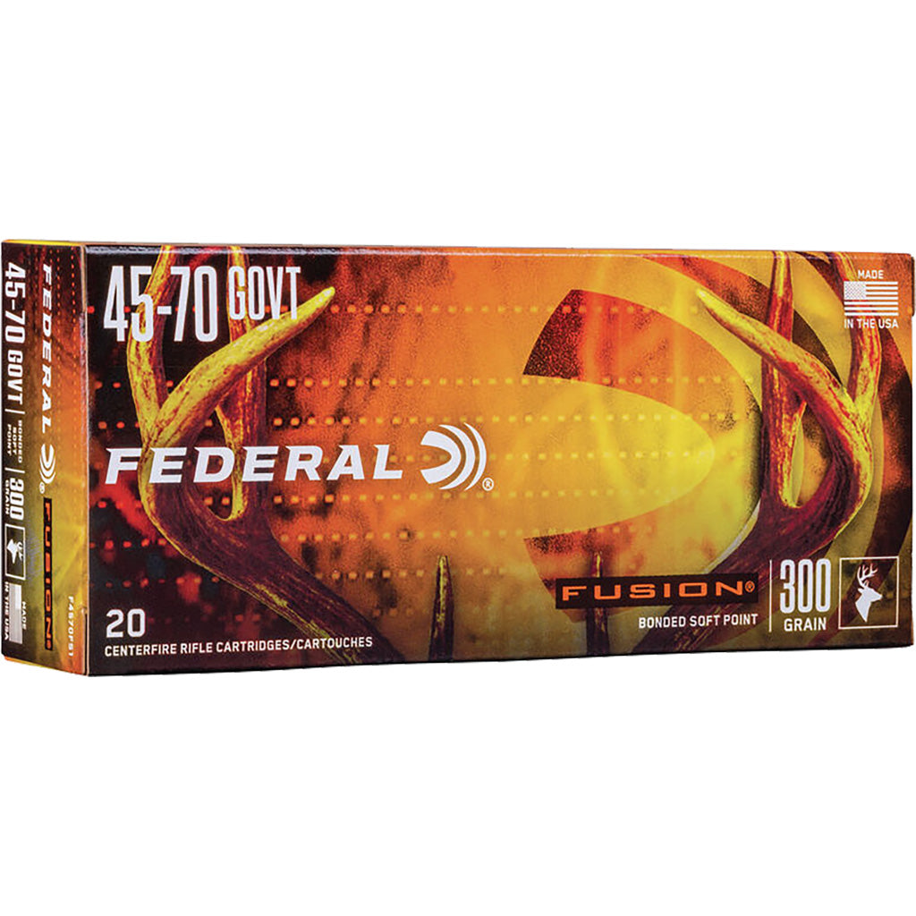 FEDERAL FUSION 45-70 GOV 300GR