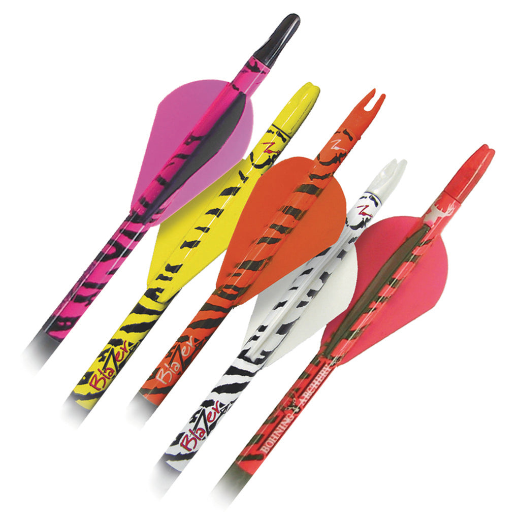 Bohning Blazer Arrow Wraps White Tiger 4 in. 13 pk.