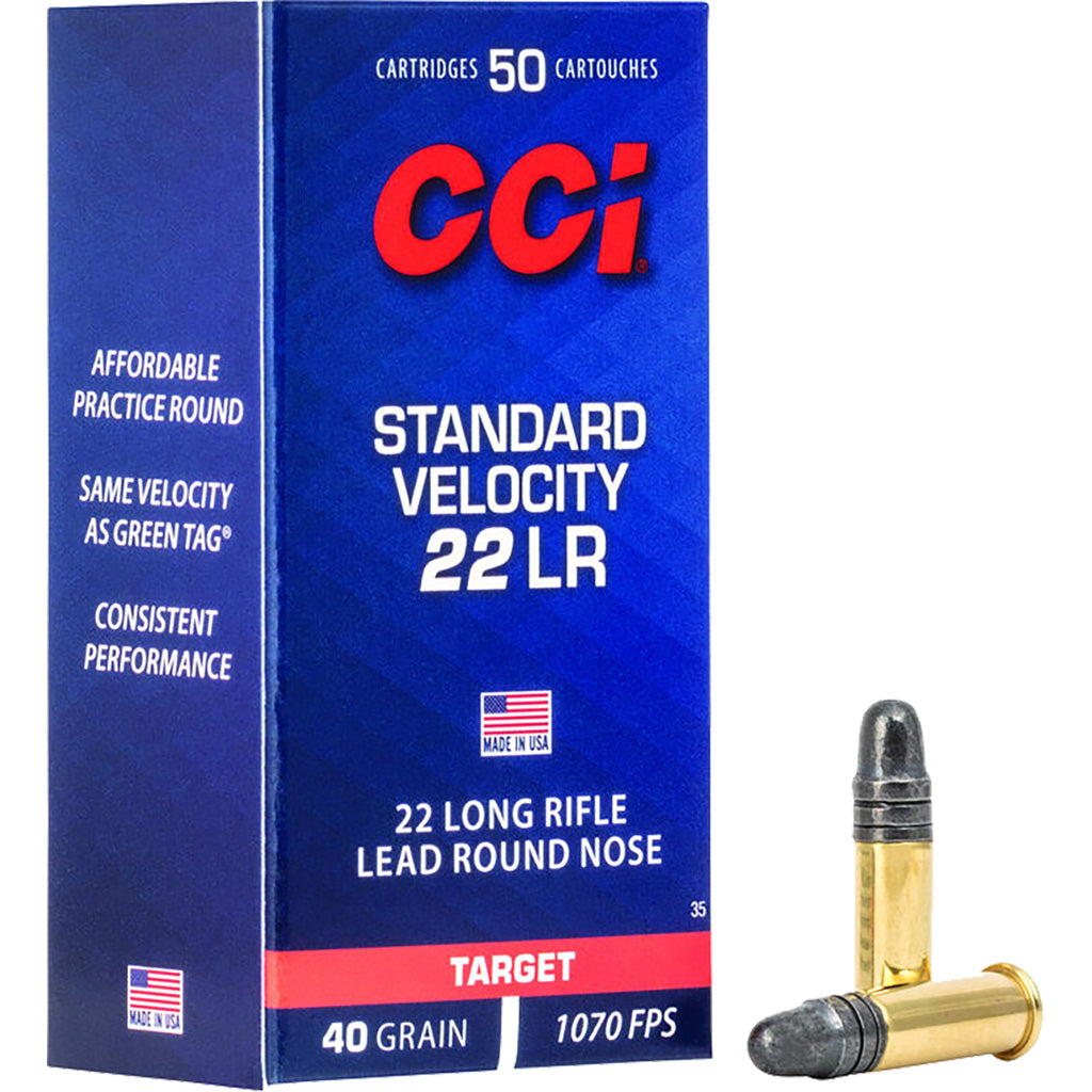 CCI STANDARD 22LR 40GR LEAD-RN