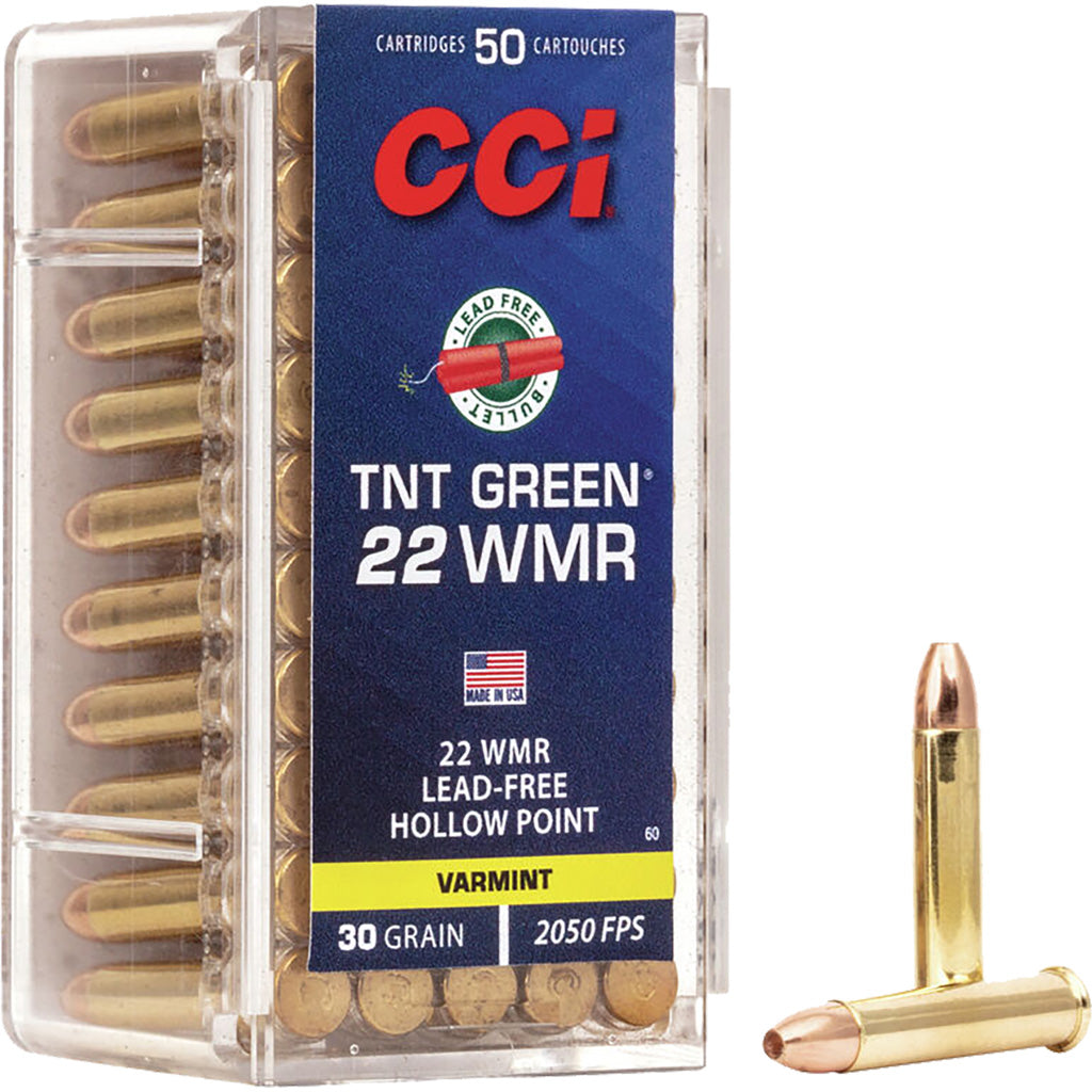 CCI TNT GREEN 22WMR LEAD