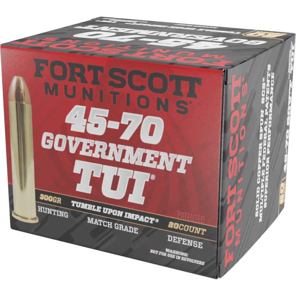FORT SCOTT 45-70 GOV 300GR TUI