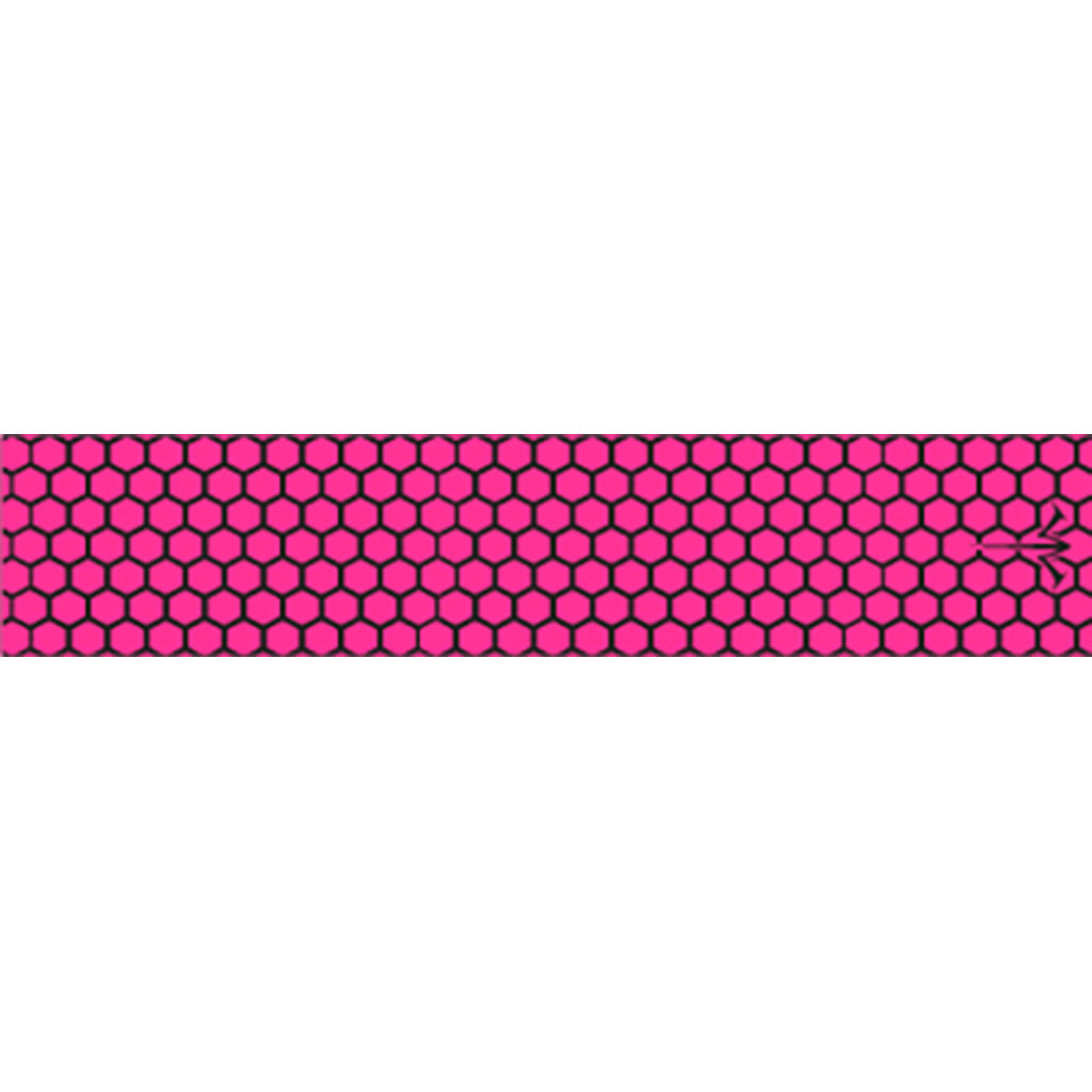 White Water Archery Honeycomb Fade Arrow Wraps Open Hot Pink 5 in. x 1.125 in. 15 pk.