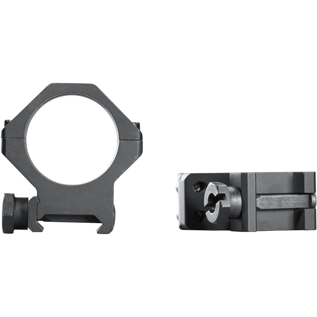 Weaver Tactical 4Hole Picatinny Ring Matte Black 30mm High Clamshell Pack