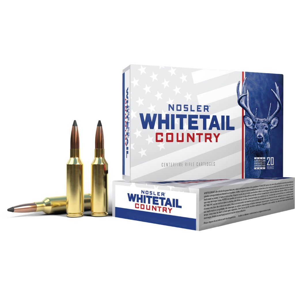 Nosler Whitetail Country Rifle Ammo 30-06 Sprg 150 gr. SB SP 20 rd.
