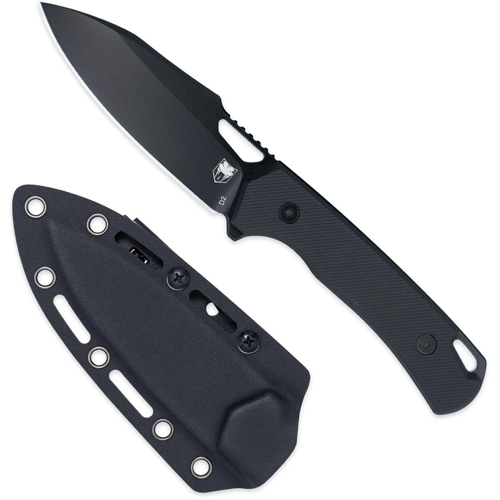 CobraTec Wolverine Knife Fixed Blade Black