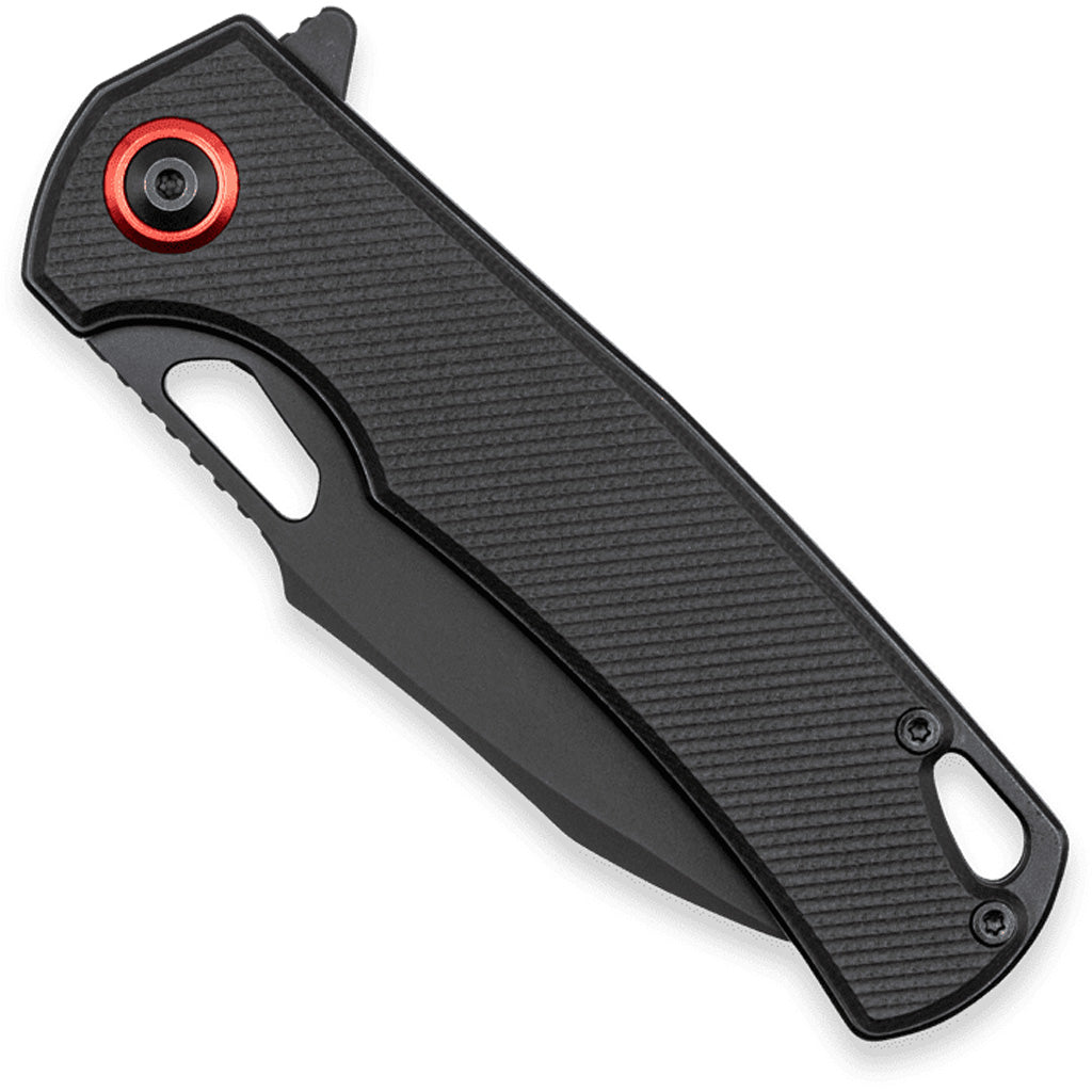 CobraTec Wolverine Liner Lock Drop Knife Folding Blade Black