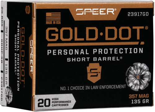 SPEER GOLD DOT 357 MAG 135GR