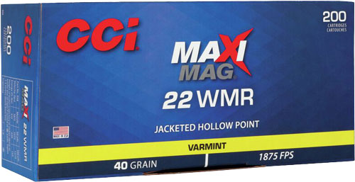 CCI MAXI-MAG 22WMR 40GR JHP