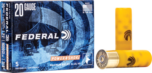 FEDERAL POWER SHOK 20GA 2.75"