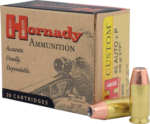 HORNADY 45 ACP +P 230GR XTP