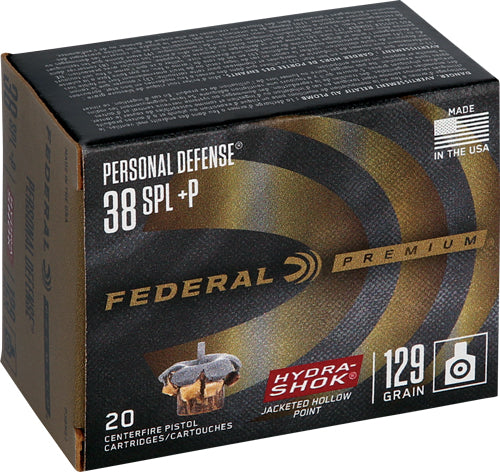FEDERAL 38 SPECIAL+P 129GR