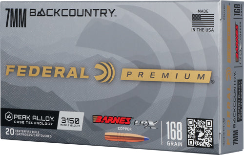 FEDERAL 7MM BC 168GR BARNES