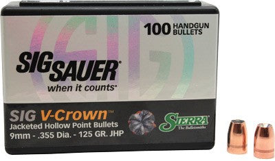 SIERRA BULLETS 9MM .355