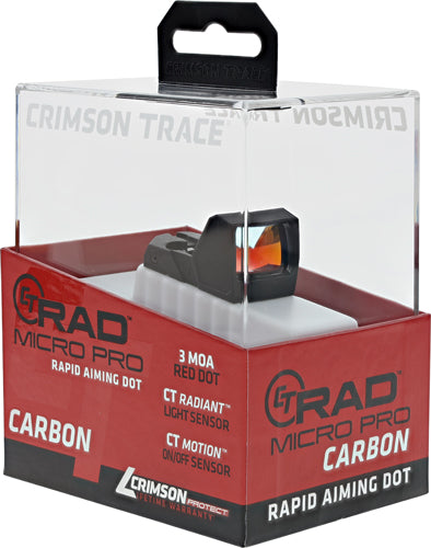 Crimson Trace Reflex Sight Rad - Micro Pro Carbon 3 Moa Red Dot