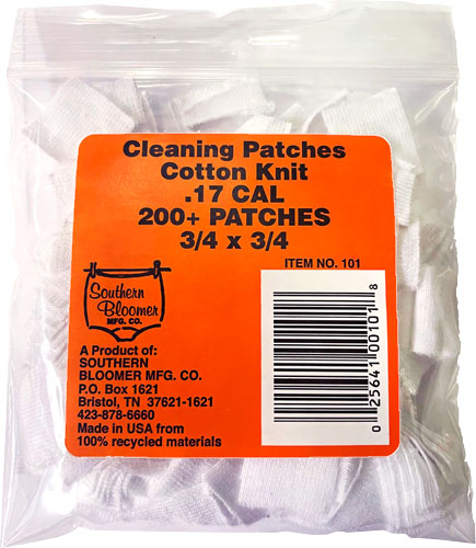 Southern Bloomer .17cal - Cleaning Patches 200-pack
