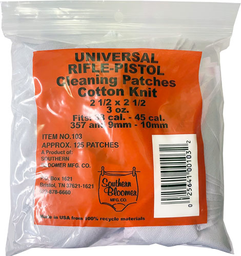 Southern Bloomer Universal - Cleaning Patch 2.5"x2.5" 125pk