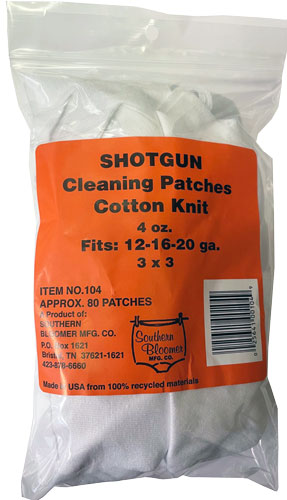 Southern Bloomer Shotgun - Cleaning Patch 3"x3" 85-pack