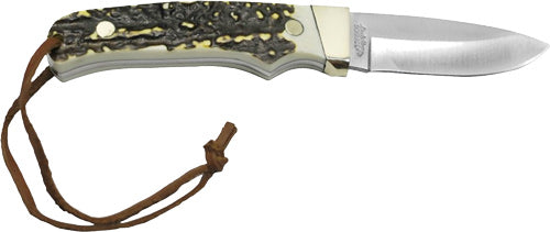 Uncle Henry Knife Staglon 2.8" - Blade W/leather Sheath