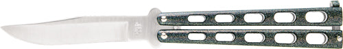 Bear & Son Butterfly Knife - 3.58" Galaxy/ss Clip Point