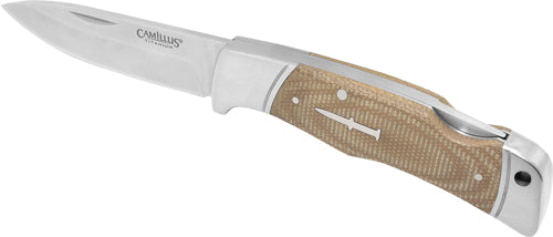 Camillus Classic Lock Back - 3.25" Ss Drop Point Micarta