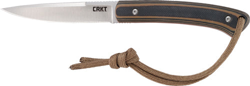 Crkt Biwa 3.05" Ss Fine Edge - Fixed Blade G10 Handle W/shth