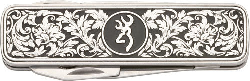 Browning Knife Morgan Folder - Multi Function Scroll Engraved