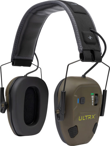 Ultrx Bionic Fuse Ion E-muff - Bluetooth Earmuff 22db Olive
