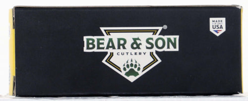 Bear & Son India Stag Bird & - Trout 3" W/leather Sheath Usa