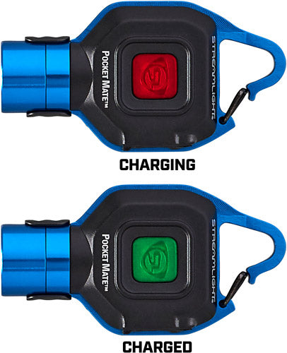 Streamlight Pocket Mate Usb - Edc Light W/pocket Clip Blue
