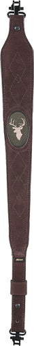 Allen Sued Deer Head Sling W/ - Swivels Brown Leather