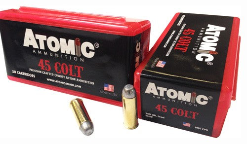 Atomic Cowboy 45 Lc 200gr - Lead-rn Fp 50rd 10bx/cs