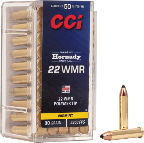 Cci 22wmr 30gr V-max 2200fps - 50rd 40bx/cs