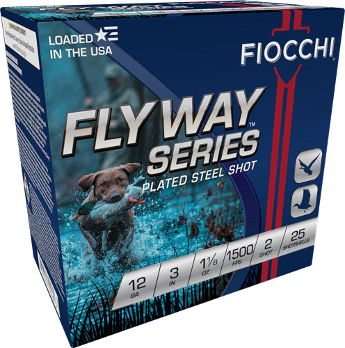Fiocchi Flyway 12ga 3" 1-1/8oz - #2 1500fps 25rd 10bx/cs