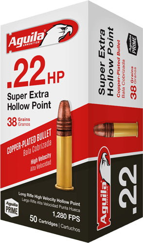 Aguila High-vel 22lr 38gr Hp - 2000rd Case Lot
