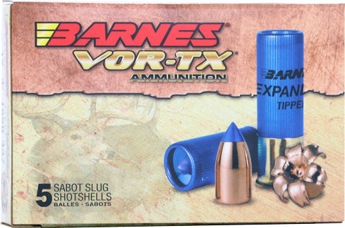 Barnes Vor-tx 12ga 3" 438gr - Expander Tip Slug 5rd 20bx/cs