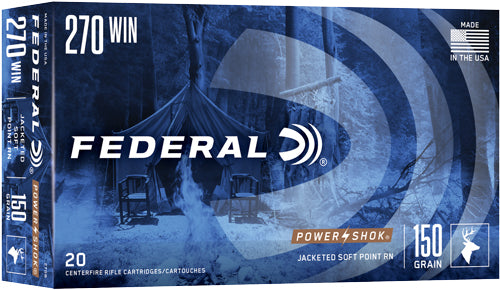 Federal Power-shok 270 Win - 150gr Sp 20rd 10bx/cs