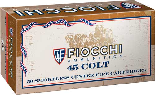 Fiocchi 45 Lc 250gr Lead-rn - Fp 50rd 10bx/cs