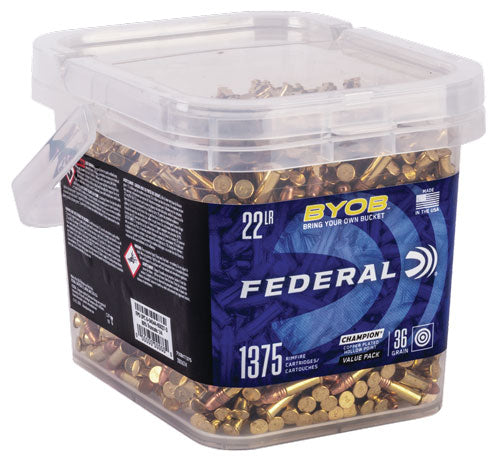 Federal 22lr 36gr Hp 1260fps - 1375rd Bucket 2bx/cs