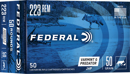 Federal Ae 223 Rem 50gr Jhp - 50rd 5bx/cs