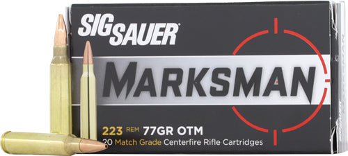 Sig 223 Rem 77gr Otm 20rd - 25bx/cs