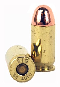 Sig 45 Acp 230gr Fmj - 50rd 20bx/cs*
