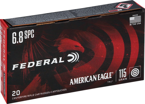 Federal Ae 6.8 Spc 115gr Fmj - 20rd 10bx/cs