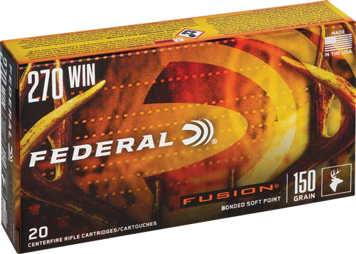 Federal Fusion 270 Win 150gr - Fusion 20rd 10bx/cs