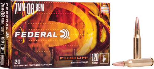 Federal Fusion 7mm-08 Rem - 120gr Fusion 20rd 10bx/cs