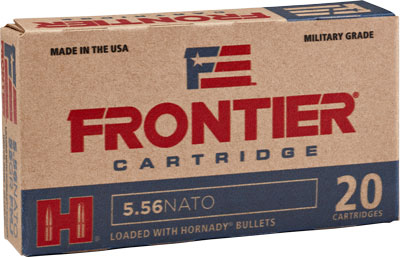 Frontier 5.56x45 55gr Fmj - 20rd 25bx/cs