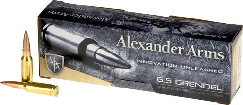 Alexander 6.5 Grendel 129gr - Sst 20rd 10bx/cs