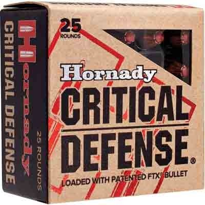 Hornady Critical Defense 357 - Mag 125gr Ftx 25rd 10bx/cs