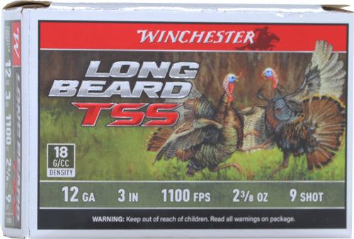 Winchester Long Beard Tss 12ga - 3" " 2-3/8oz #9 5rd 10bx/cs